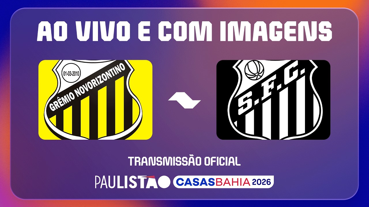 JOGO COMPLETO: NOVORIZONTINO X SANTOS  | PAULISTÃO CASAS BAHIA
