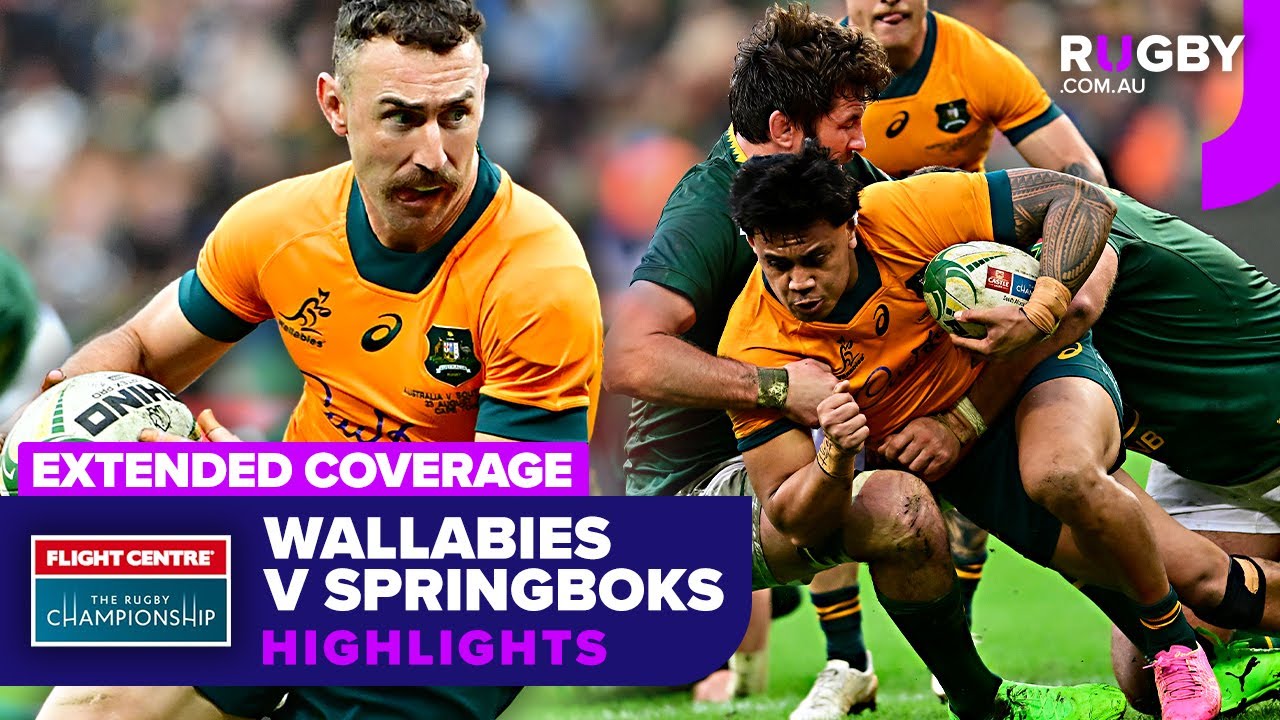Wallabies vs Springboks Highlights | Rugby Championship 2025 Round 2 π