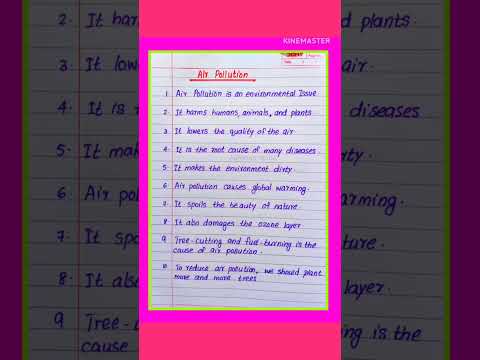 Air Pollution Essay | 10 Lines on Air Pollution | About Air Pollution