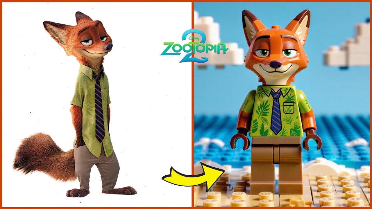 Zootopia 2 Characters as LEGO! 🧱