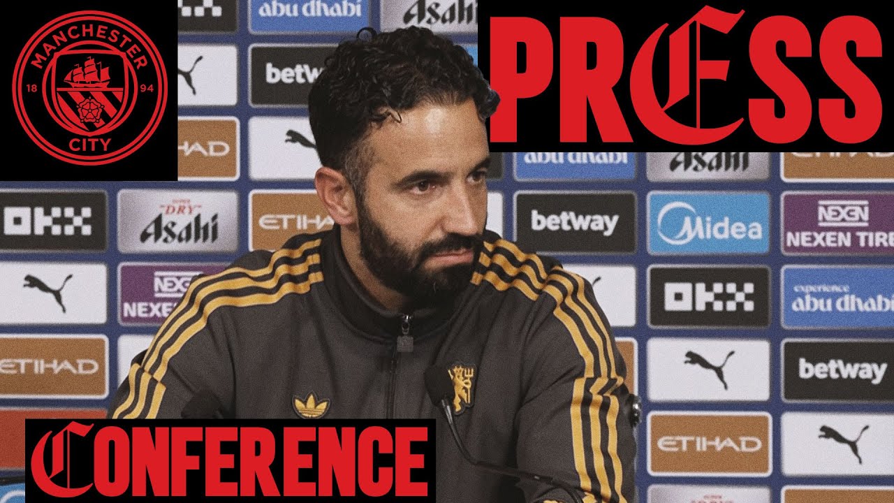 Ruben Amorim Reacts to Manchester United's Loss at Manchester City 🎙️