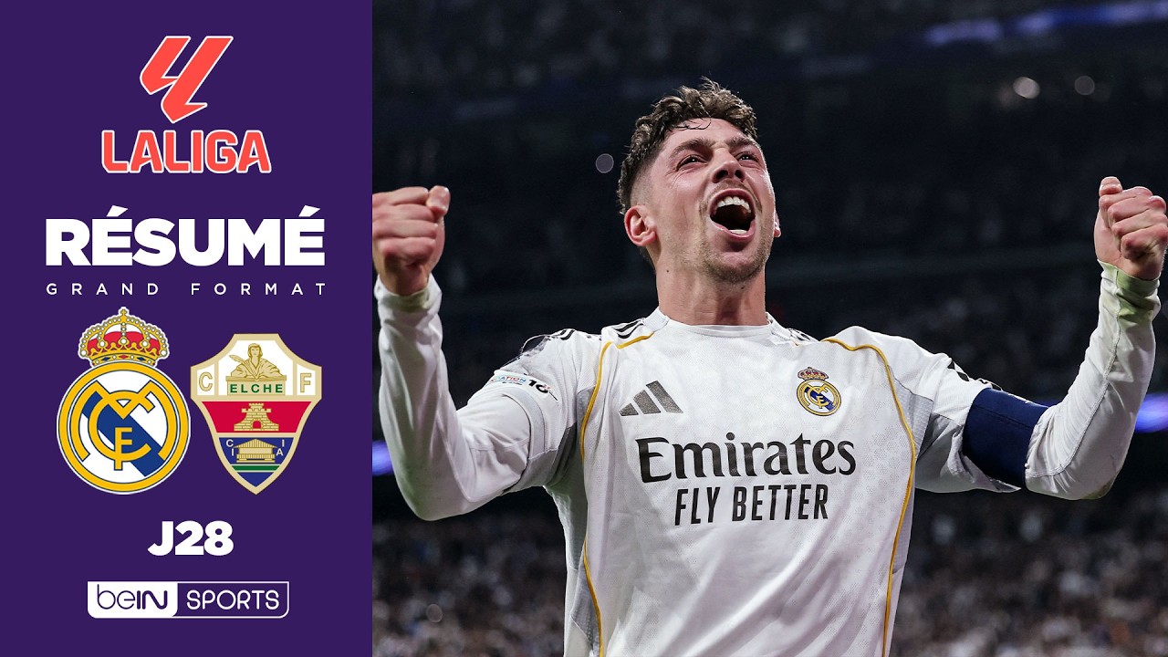 Real Madrid écrase Elche avec des golazos de Güler et Valverde ⚽