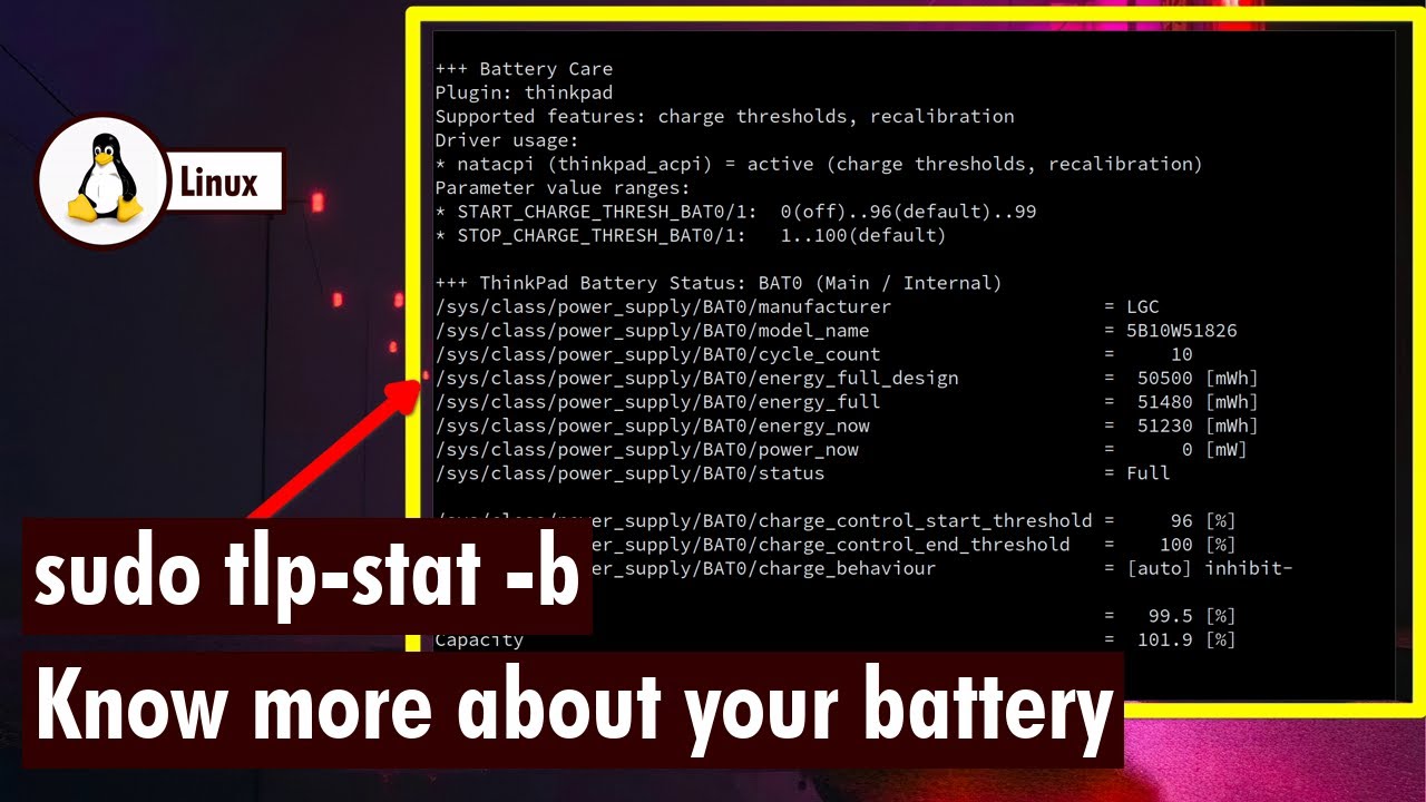 Boost Your Battery Knowledge with TLP Utility 🔋
