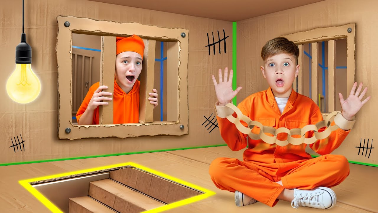 Can Roma and Friends Escape the Mysterious Cardboard Prison? 🧩