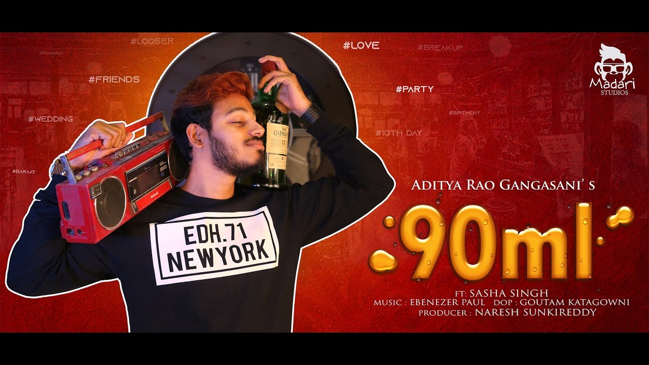 90ml by Aditya Rao Gangasani ft. Sasha Singh π