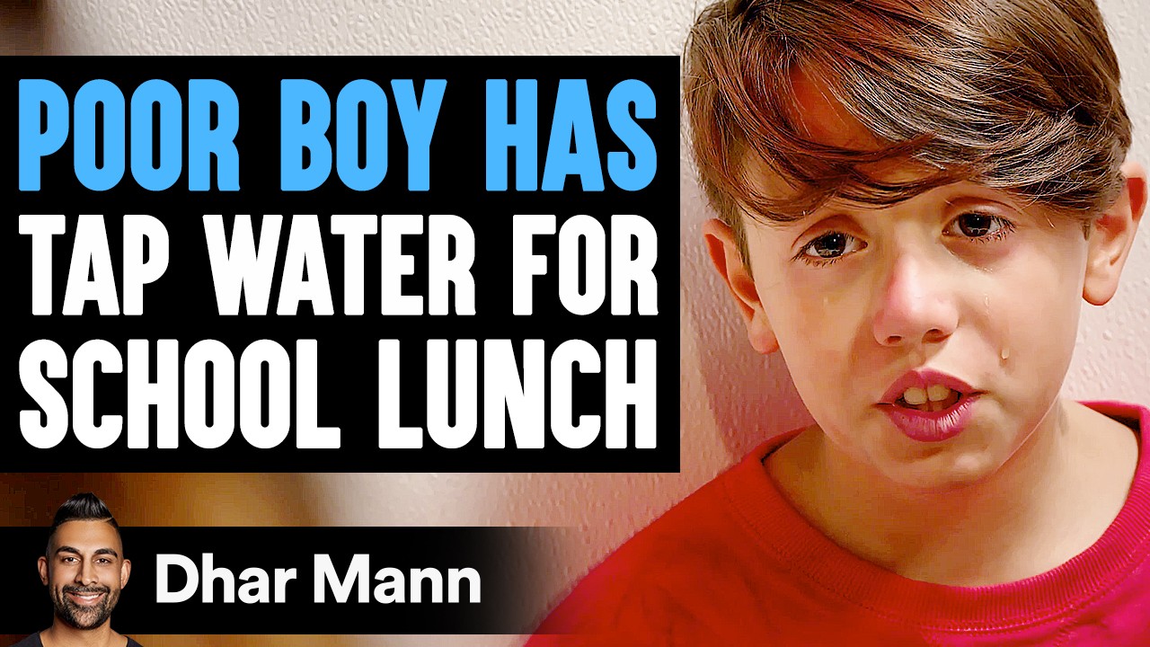 POOR Boy Has TAP WATER For SCHOOL LUNCH, What Happens Next Is Shocking | Dhar Mann Studios
