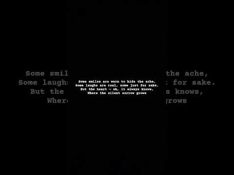 #HeartfeltPoetry #EmotionalShorts #DeepWords #InstaPoetry #FeelItReelIt #PainInLines #Healing