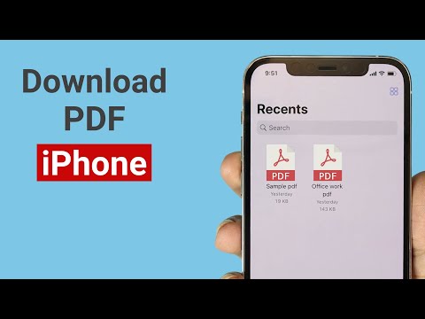 How to Download PDF File in iPhone | Save PDF File
