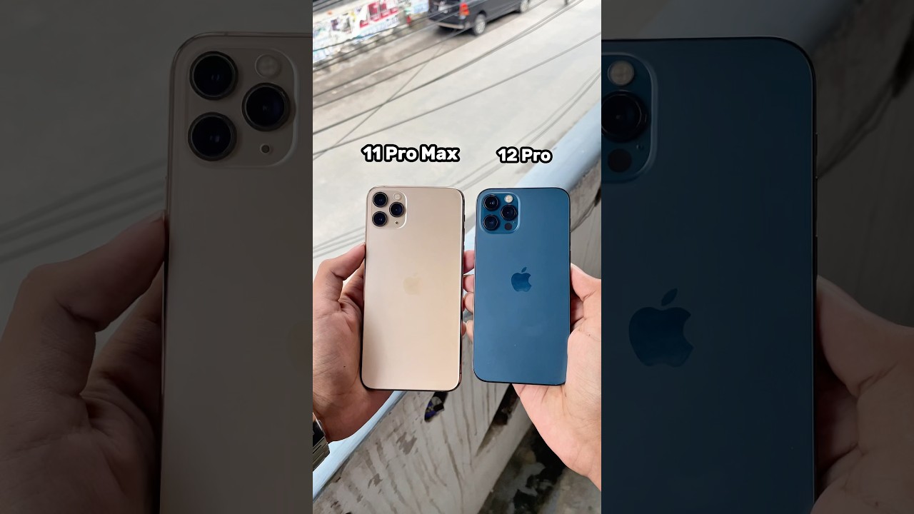 iPhone 11 Pro Max vs iPhone 12 Pro Camera Zoom Comparison #shorts