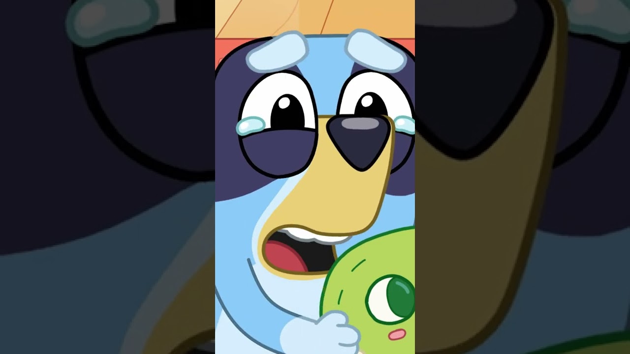 Serious Bluey Face! 😂 | Funny Moments from Bluey #shorts