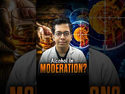Is Alcohol Safe in Moderation ? | Dt.Bhawesh | #diettubeindia #dietitian #cancer #shorts