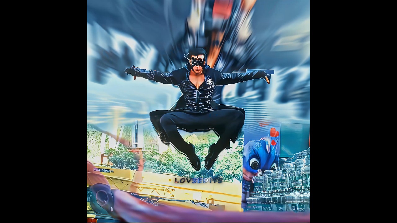 "Bro Mess W Wrong Guy💀" Hritik Roshan⚡ Krrish 3 Edit | Montagem Batchi (slowed) #Shorts
