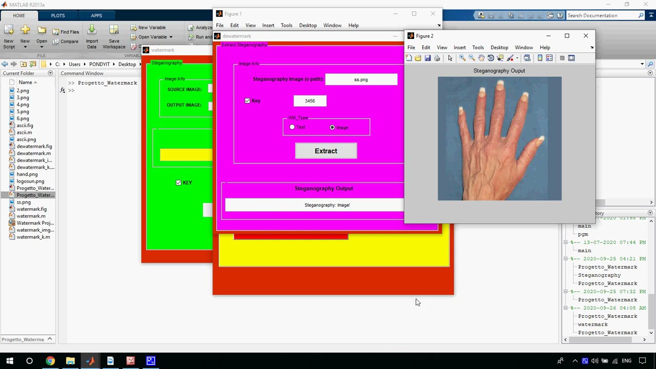 Spatial Image Steganography Using MATLAB