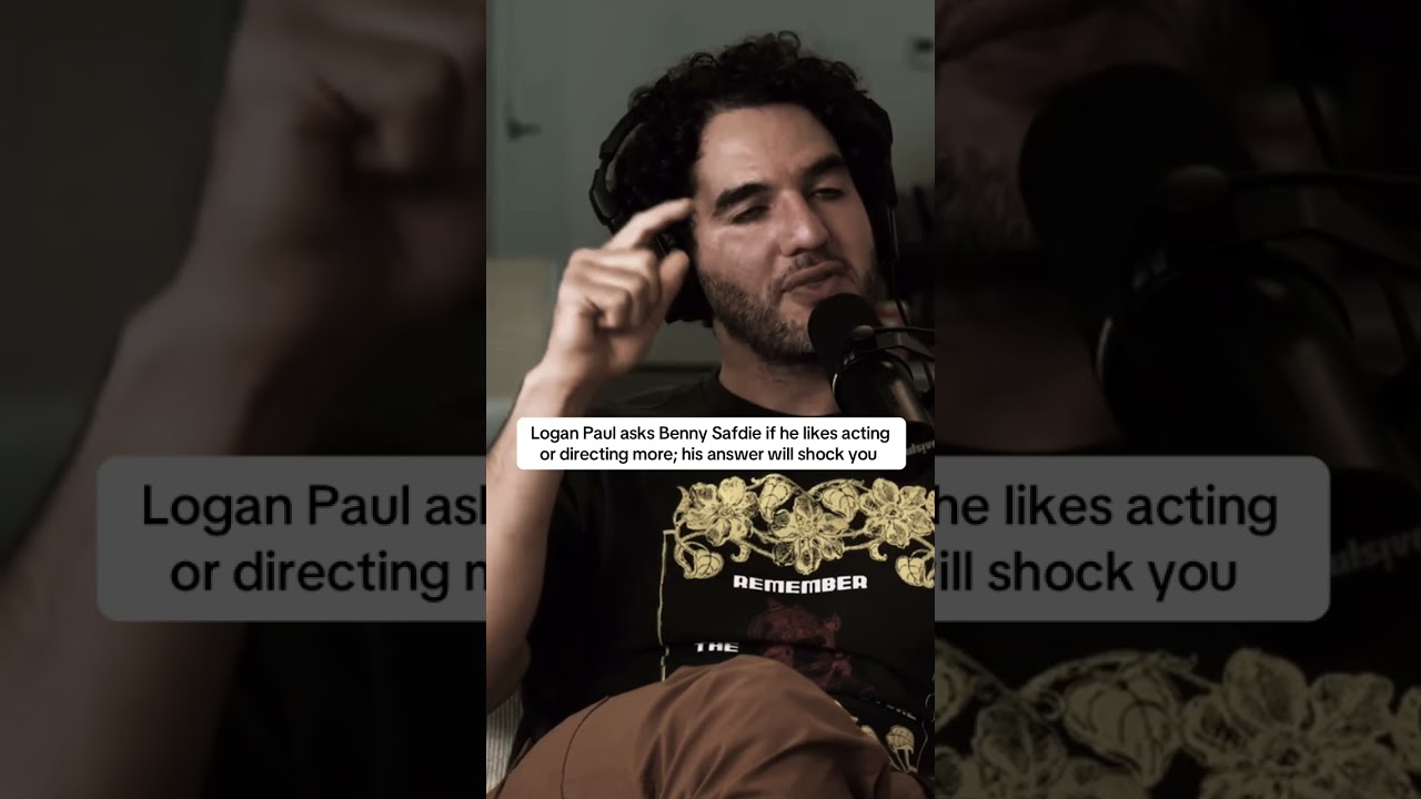Logan Paul asks Benny Safdie if he likes acting or directing more. #impaulsive