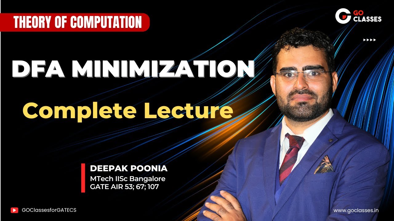 DFA Minimization & Notes | Computation Theory