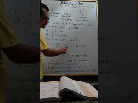 MATEMÁTICA - O Uso de Letras para Representar Números - 8º Ano - Professor Adriano