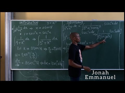 Integration by Substitution with Trigonometric Ratios