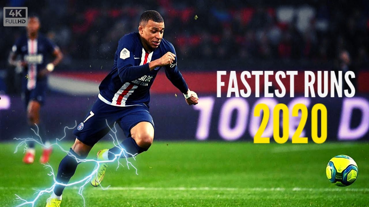 Top Fastest Sprint Speeds in Football 2020 ⚡ | Mbappe, Hakimi, James & More