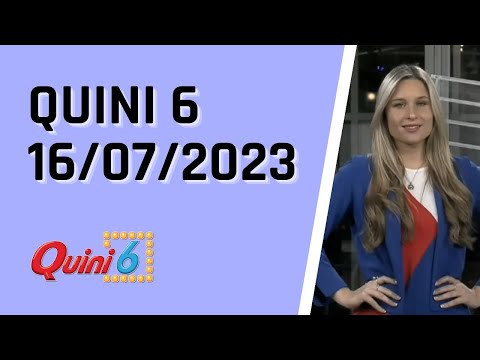 Quini 6 en vivo 16/07/2023 / Resultados del sorteo quini 6 del Domingo 16 de Julio del 2023