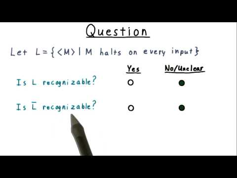 Always Halting Quiz Solution - Georgia Tech - Computability, Complexity, Theory: Computability