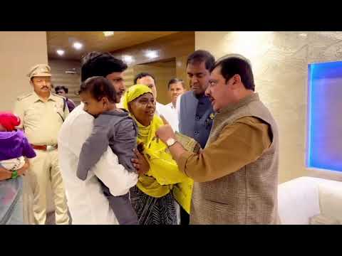 Personally gave Rs.500,000/- (Five Lakh Rupees) to Each of 4 Family members 