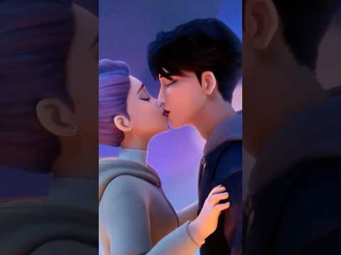 Rumi and Jinu Kiss scene, Kpop Demon Hunters #kpopdemonhunters #netflix #kpop #huntrix #jinu #rujinu