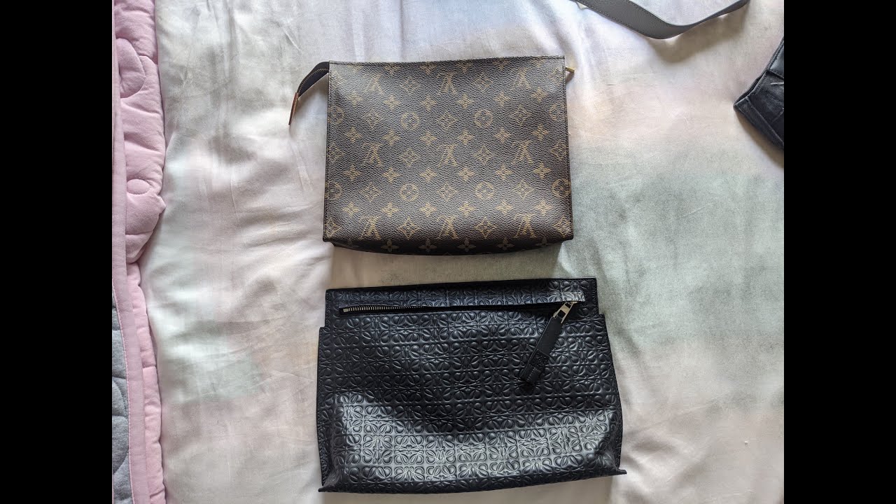 LV Toiletry Pouch 26 vs Loewe Pouch 👜