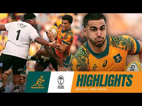 Wallabies v Fiji Highlights | Test Match