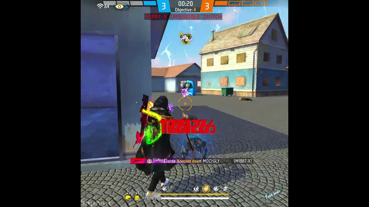 Epic Solo Clutch with M1887 – No Reload Challenge! 🔥