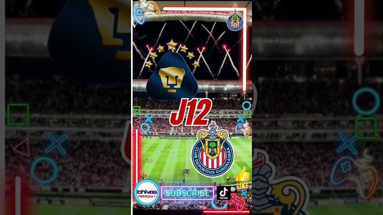 🔥 Chivas vs Pumas - Jornada 12 | ¡No te lo Pierdas! 🏆