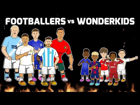 FOOTBALLERS vs WONDERKIDS💥 Feat Yamal Rio Estevao Mastantuono and Dowman!