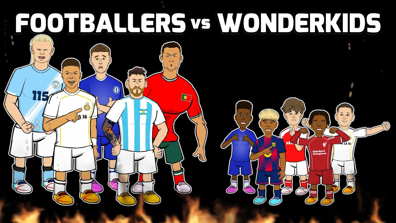 Football Stars Take on Wonderkids 💥 | Yamal, Rio, Estevao & More!