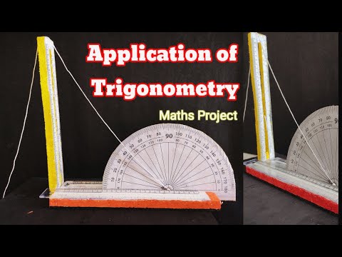 Working model of maths for class 10/Application of trigonometry/Pythagoras Theorem/Maths Project