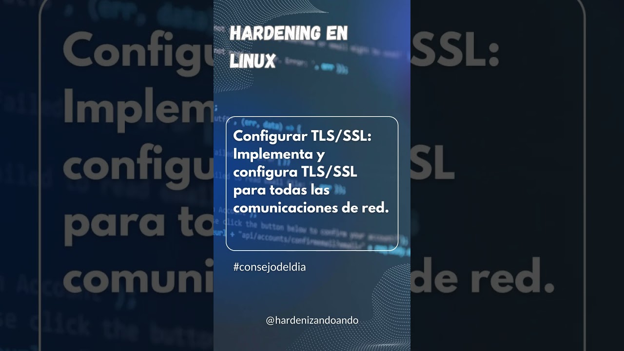 Configura TLS/SSL para Seguridad de Red 🔒