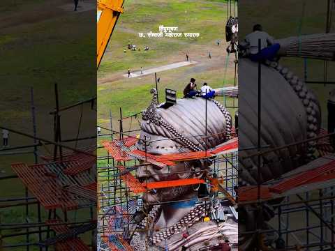 धर्मवीर छत्रपती संभाजी महाराज यांचा जगातील सर्वात मोठा पूर्णाकृती पुतळा 🚩#sambhajimaharaj