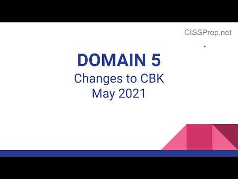 CISSP Domain 5 Updates (May 2021) | Complete Lesson & Key Changes