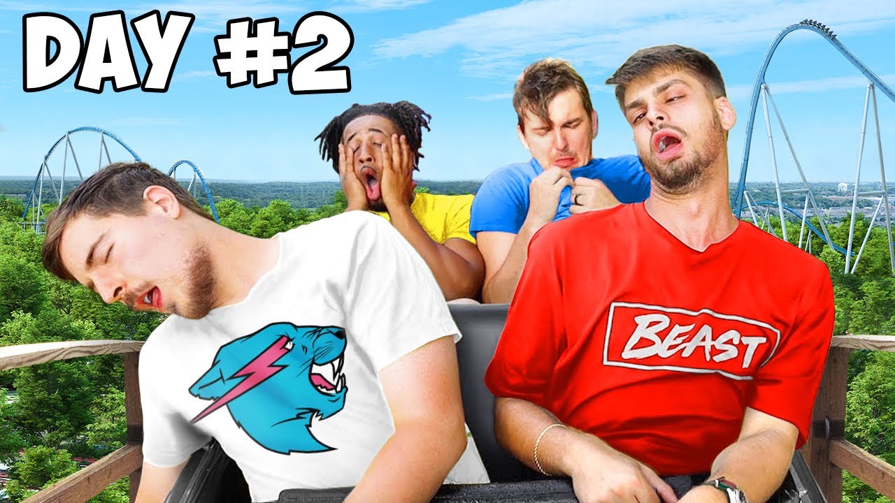 Last to Leave Roller Coaster Wins $20,000! 🎢