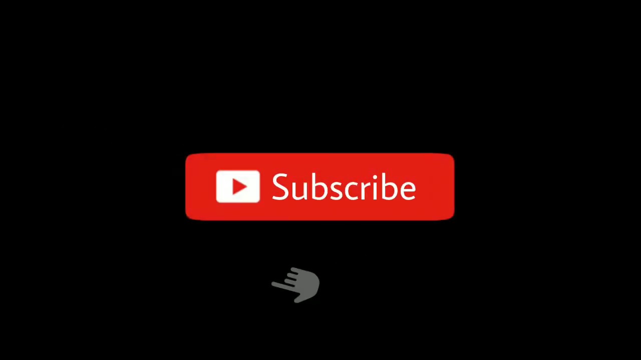 Black Screen with YouTube Subscribe Button & Sound 🎵