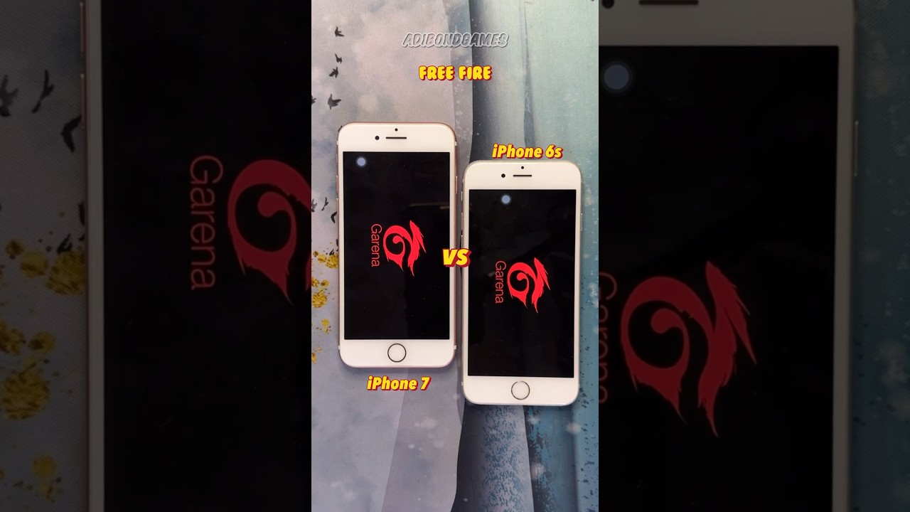 Free Fire Speed Test: iPhone 6s vs iPhone 7 ⚡
