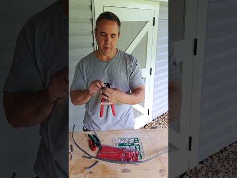 Self-Adjusting Wire Strippers, yes please! #diy @youtubecreators #YouTubeHighFive #tools