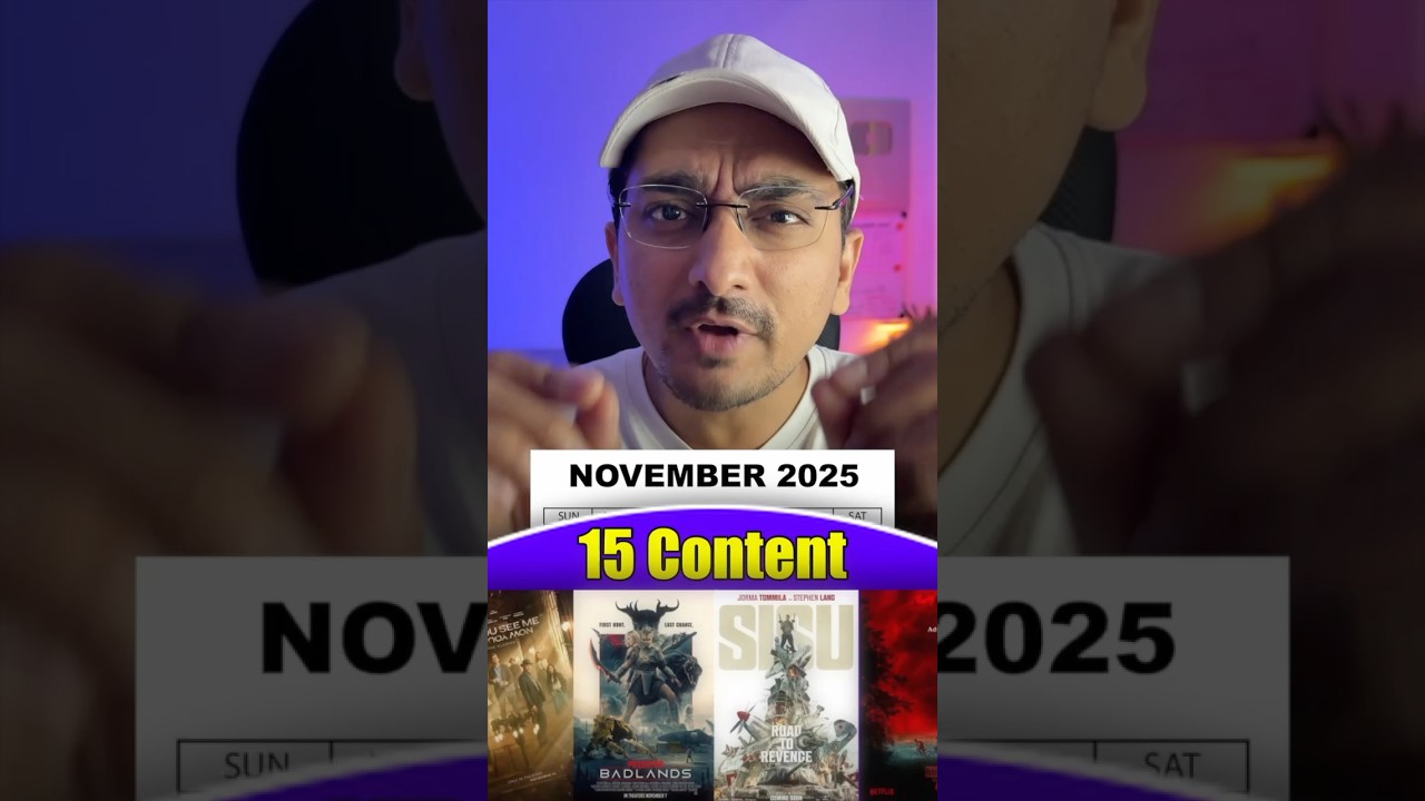 Upcoming Movies and Series in November 2025