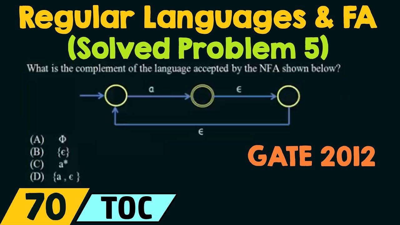 Mastering Regular Languages & Finite Automata: Solved GATE 2012 Problem 📘