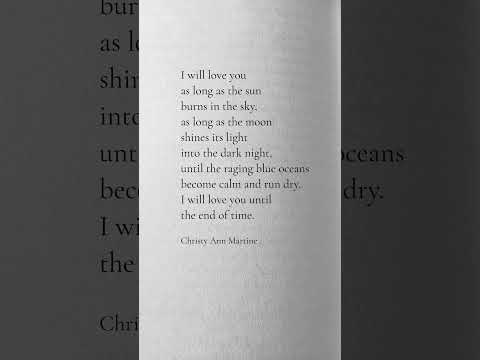 Romantic Love Poetry | I Will Love You as Long as the Sun Burns in the Sky Poem #lovepoetry #poetry