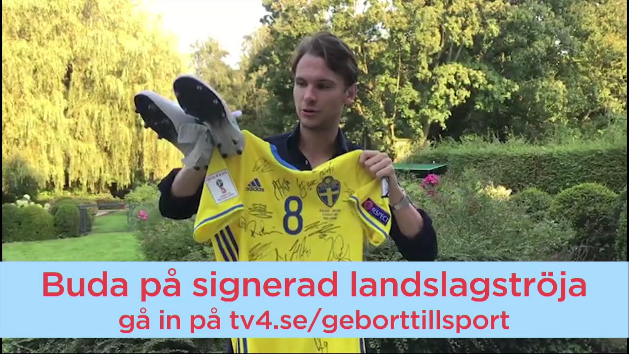 Albin Ekdal Bjuder på Signerad Landslagströja i Nyhetsmorgon ⚽