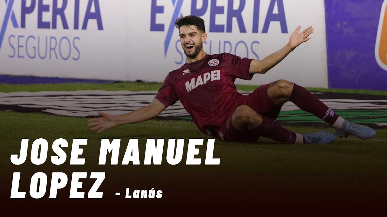 Todos los goles, asistencias y jugadas de José Manuel López en Lanús ⚽