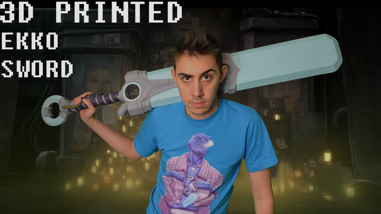 [3D PRINTING] Ekko Sword From League Of Legends
