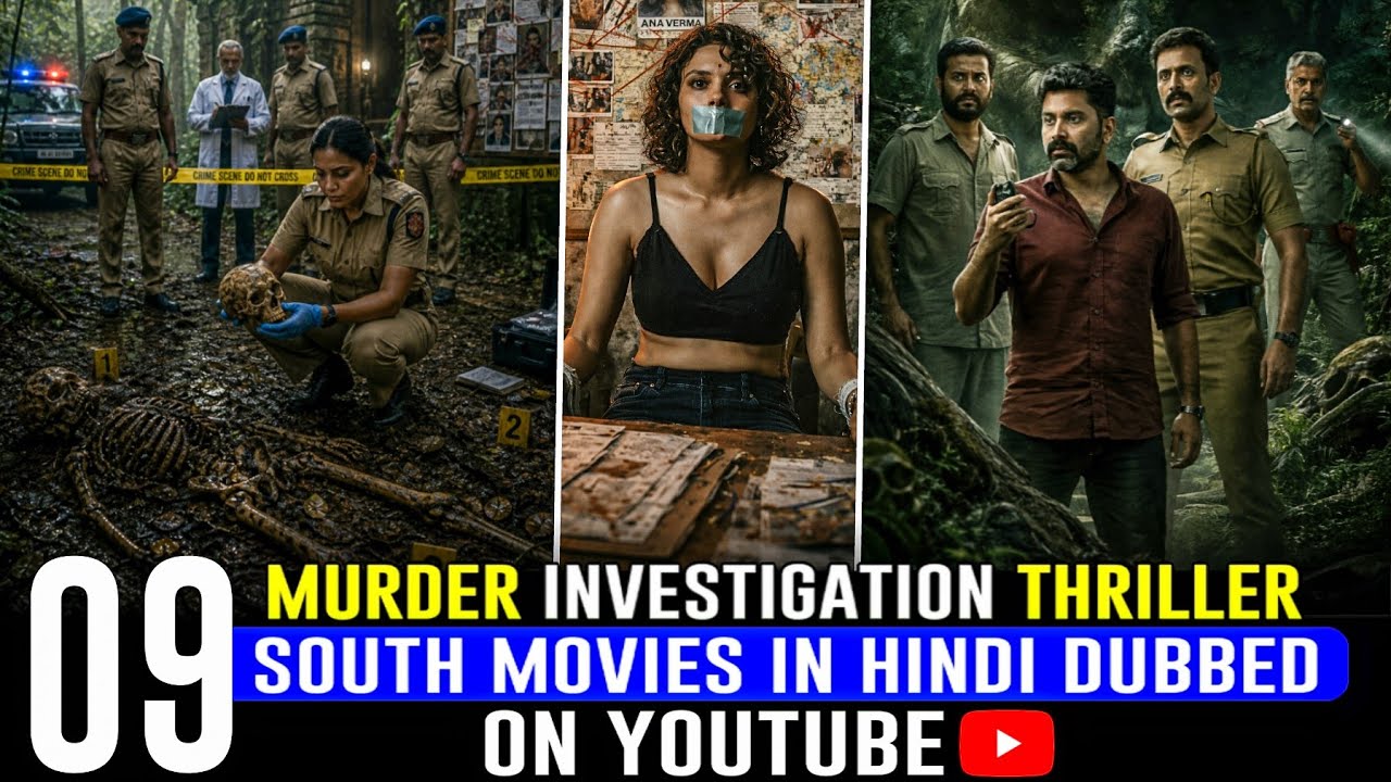 Top 9 Best South Indian Suspense Thriller Movies in Hindi | 2026 South Murder Mystery Movies Hindi