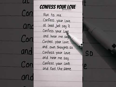 Run To Me, Confess Your Love - Jiandro (Lyrics + Subtitles) TikTok Dance Trend #confessyourlove
