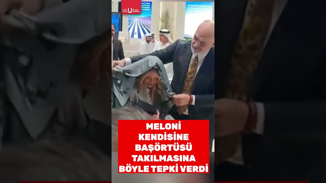 Meloni'nin Başörtüsü Tepkisi: Şaşırtıcı Anlar! #shorts