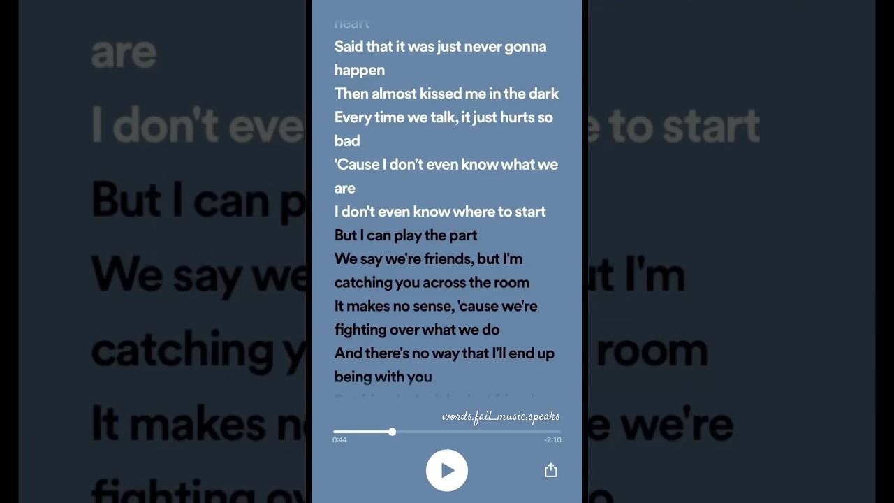 that way tate mcrae #lyrics #music #tatemcrae